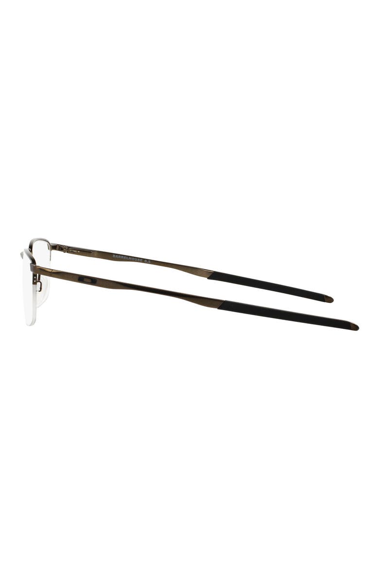 Barrelhouse™ 0.5 53mm Semirimless Rectangular Optical Glasses, Alternate, color, SILVER