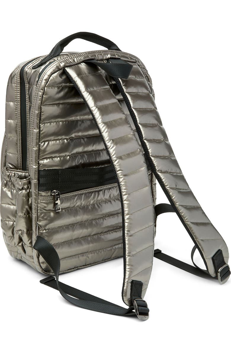 THINK ROYLN Headliner Quilted Backpack, Alternate, color, Steel Volterra