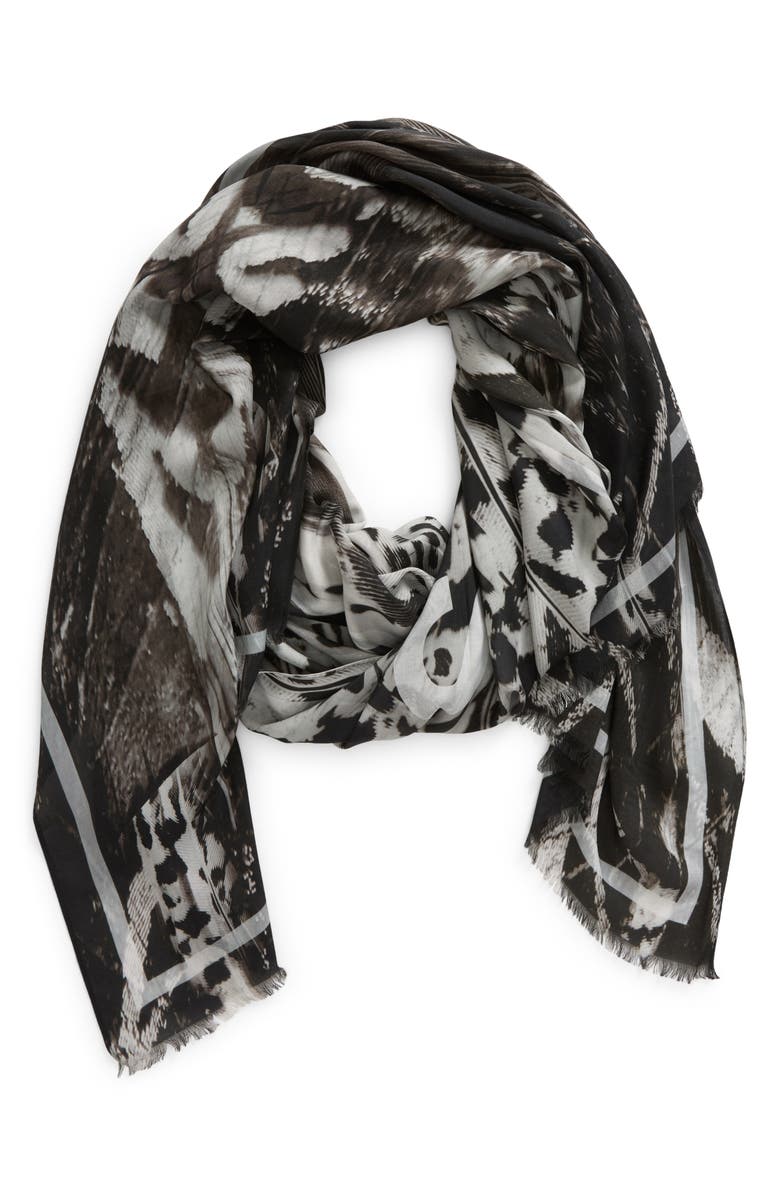 AllSaints Sierra Oblong Scarf, Alternate, color, 