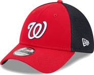 New Era Men's New Era Red Washington Nationals Team Neo 39THIRTY Flex Hat