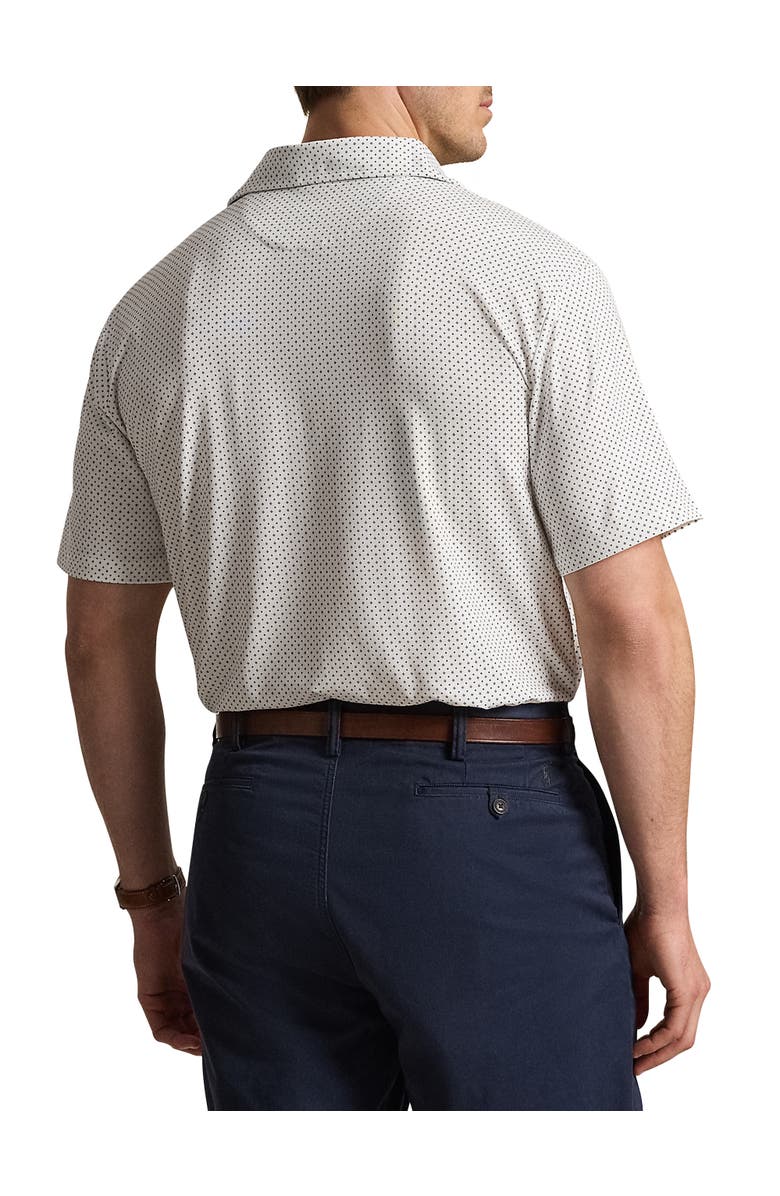 Polo Ralph Lauren Big & Tall Performance Polo Shirt V3, Alternate, color, White Geo Dot Print