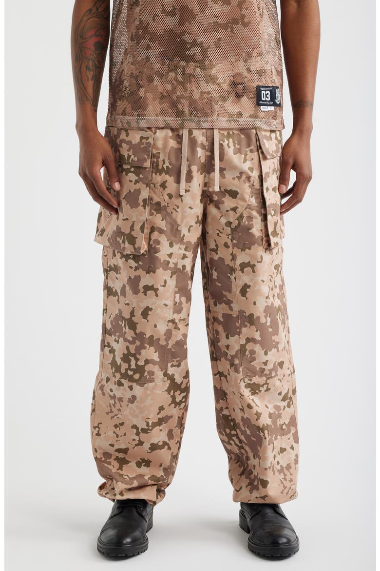 Camo Cargo Pants, Main, color, DOESKIN