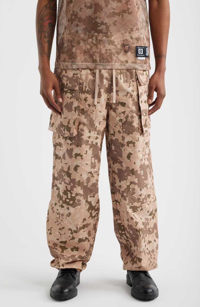 Billionaire Boys Club Camo Cargo Pants, Main, color, Doeskin