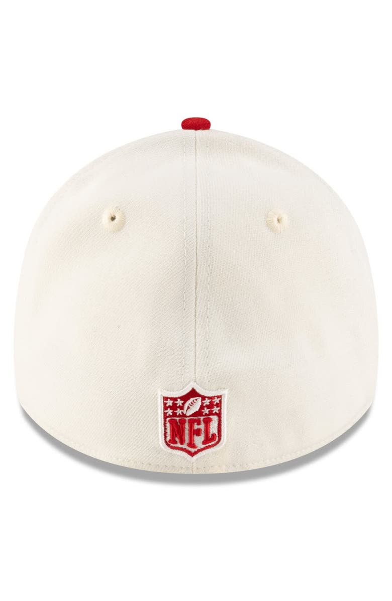 New Era Men's New Era Cream/Scarlet San Francisco 49ers 2025 NFL Draft 39THIRTY Flex Hat, Alternate, color, Cream