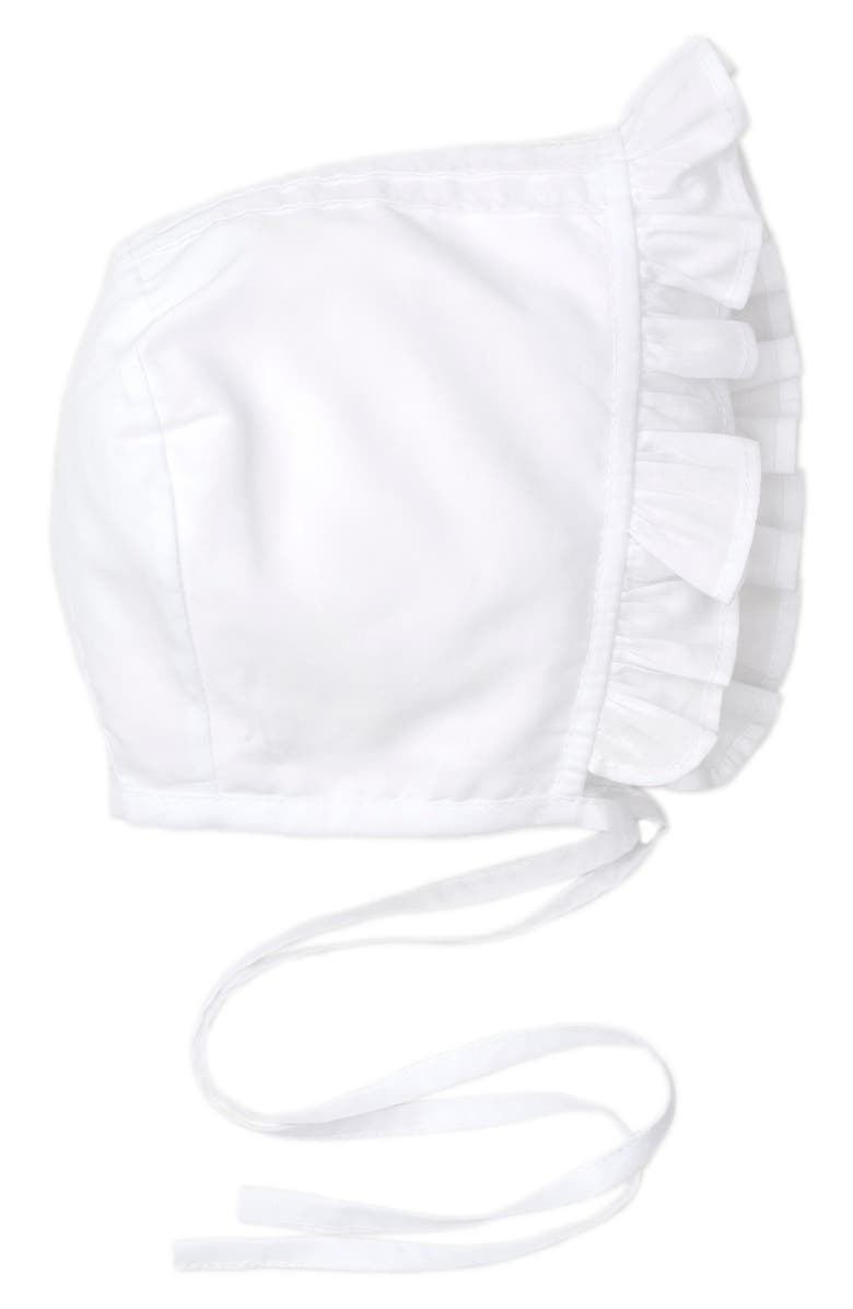 Kissy Kissy New Nicole Embroidered Cotton Christening Gown & Bonnet, Alternate, color, White