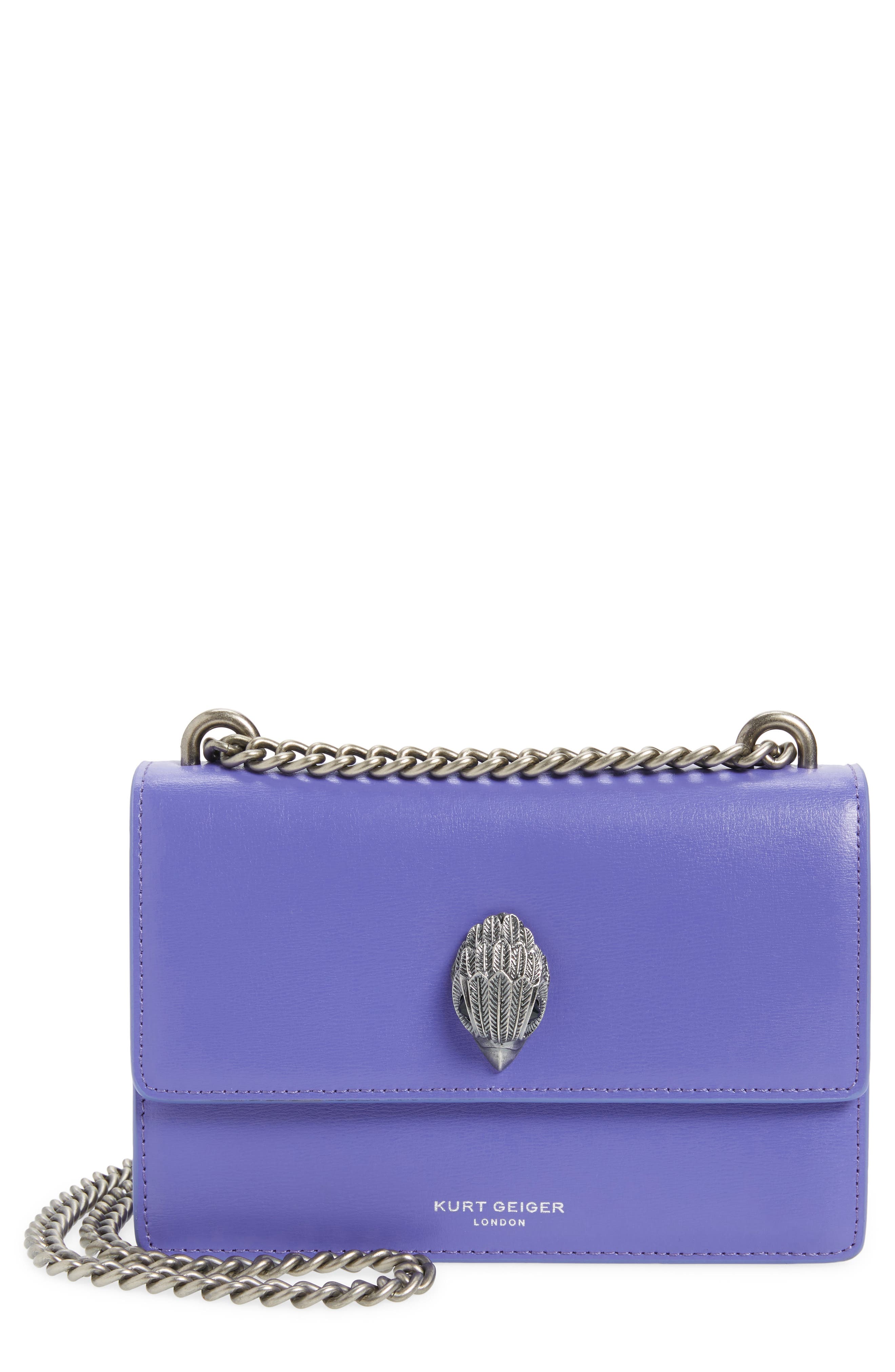 Shoreditch Leather Crossbody Bag, Main, color, LILAC