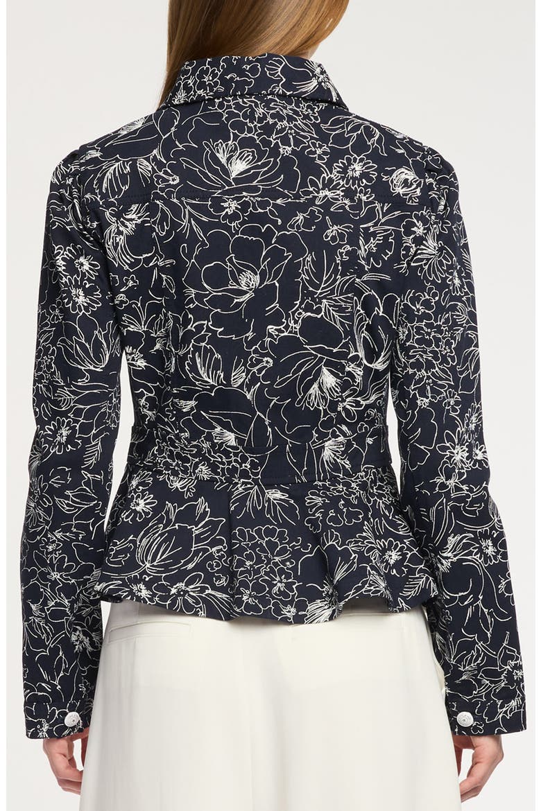 Garden Doodle Lainy Jacket, Alternate, color, NAVY/ WHITE