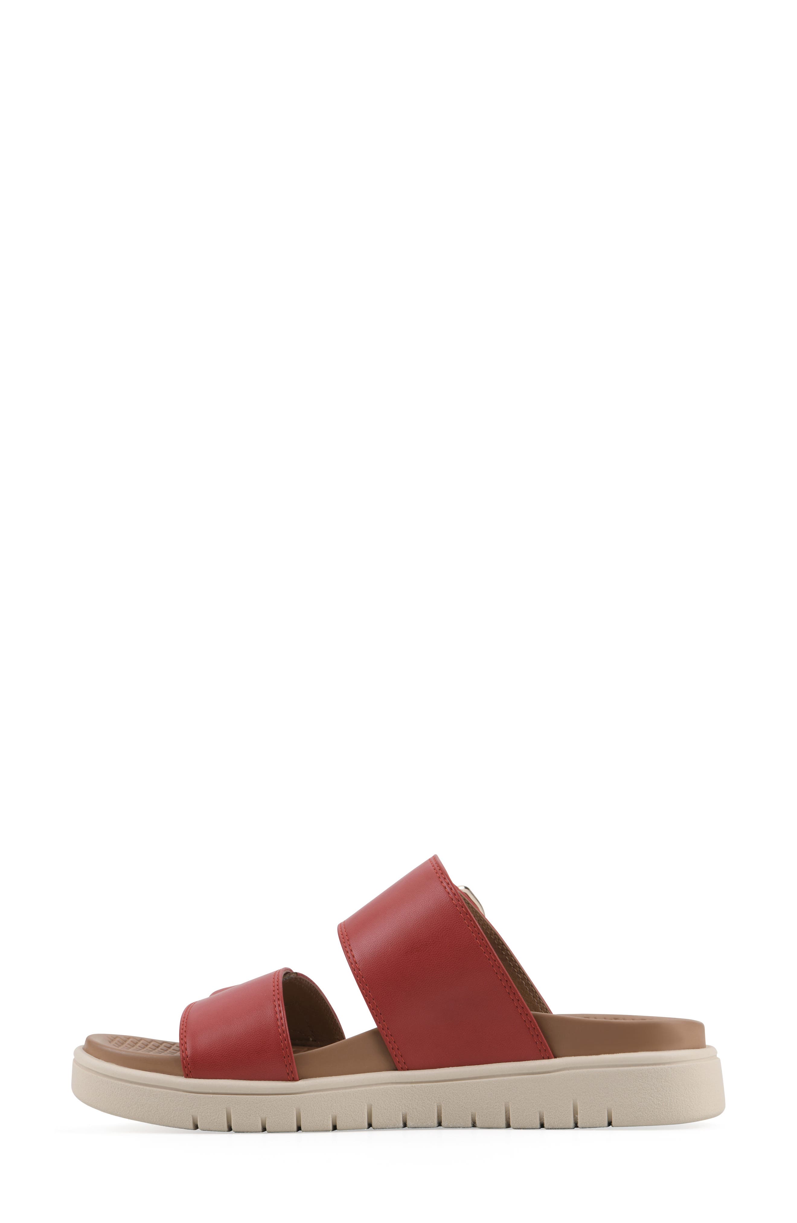 Namaste Fom Recovery Slide Sandal, Alternate, color, CRUELLA RED/ BURNISH/ SMOOTH