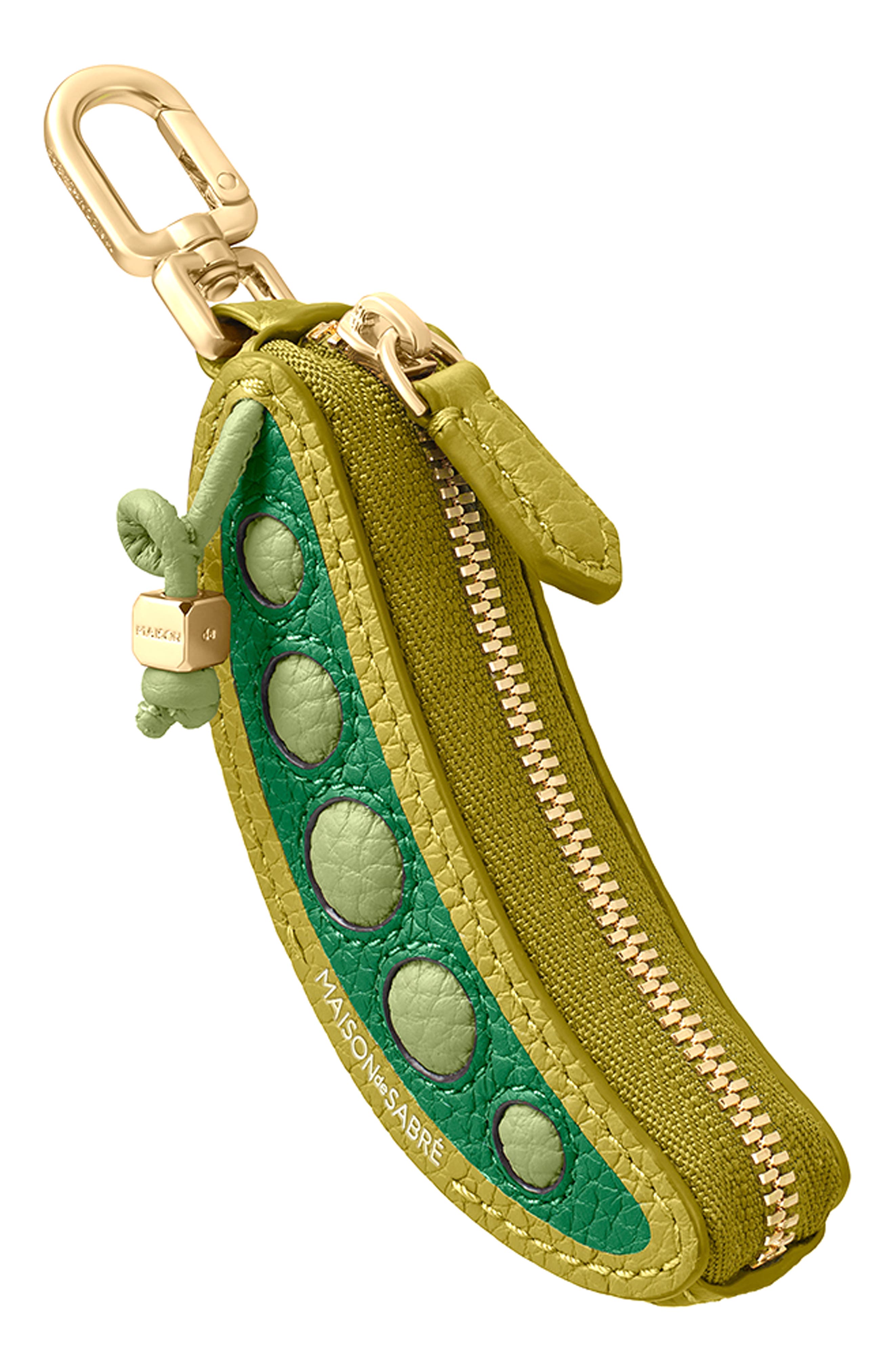MAISON de SABRÉ The SABRÉMOJI Vegetable Charm, Alternate, color, Snap Peas