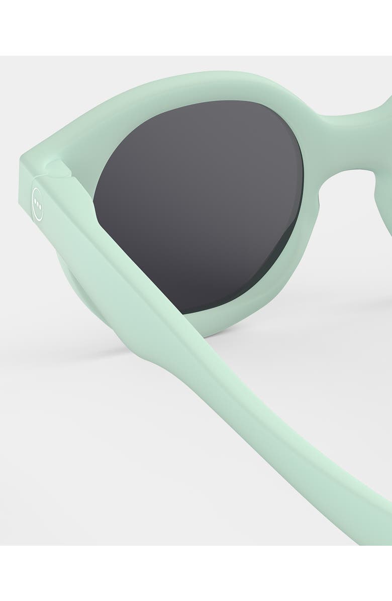 IZIPIZI #C 38mm Square Kids Sunglasses, Alternate, color, Aqua Green