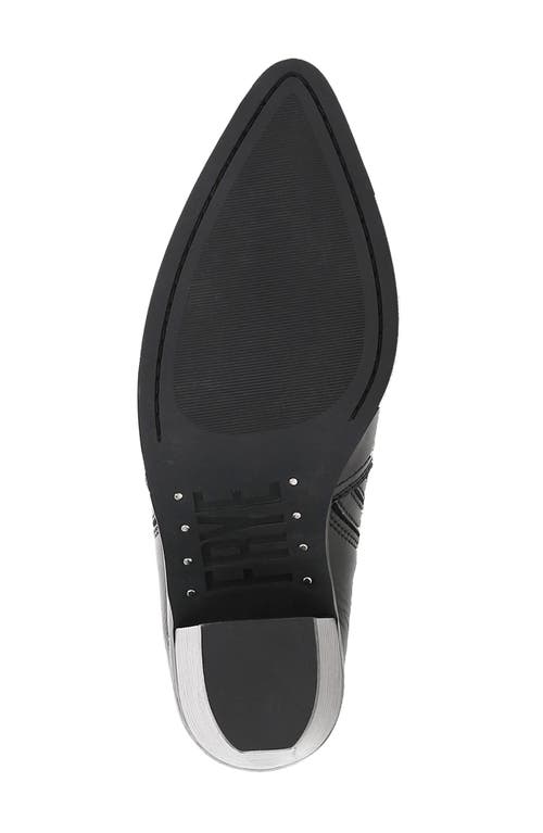 Frye Sara Pointed Toe Mule In Black