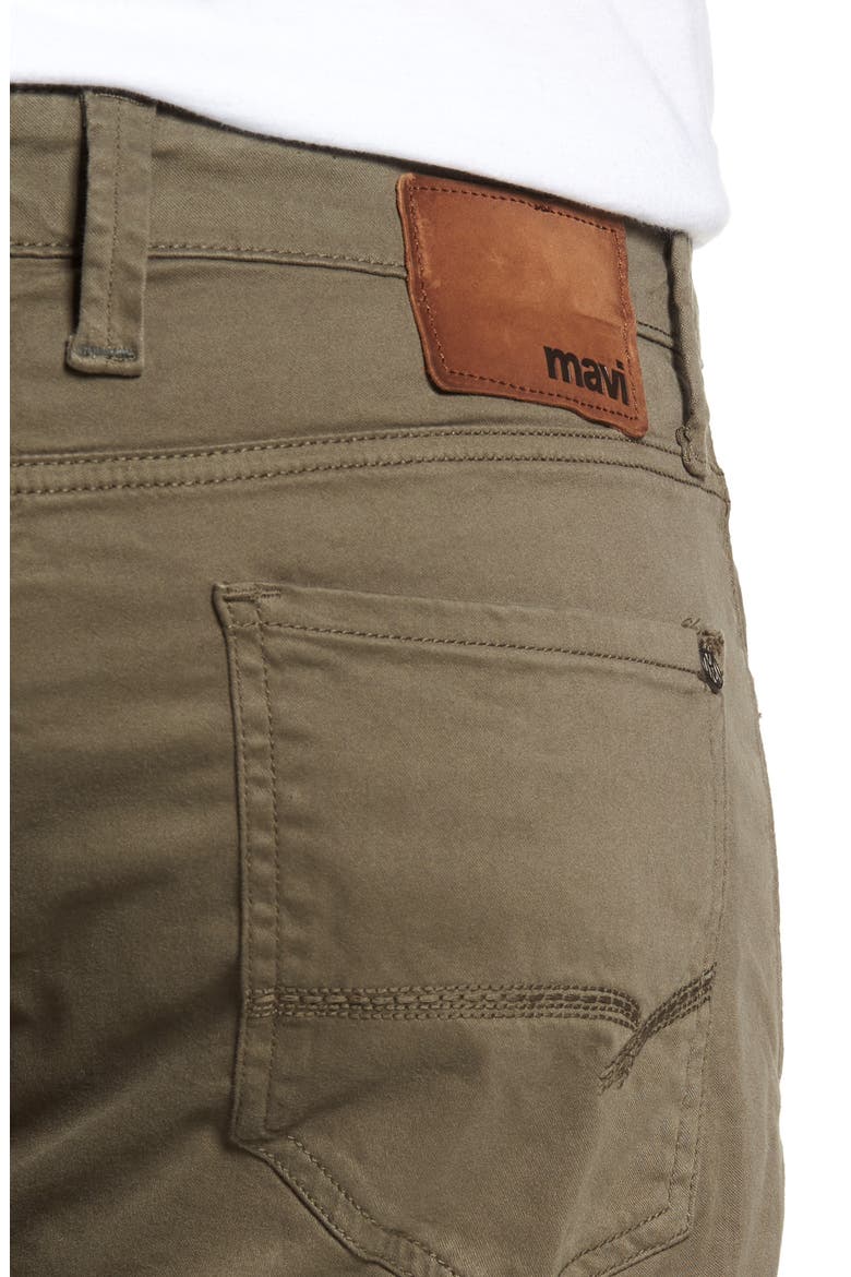 Zach Straight Leg Twill Pants, Alternate, color, DUSTY OLIVE TWILL