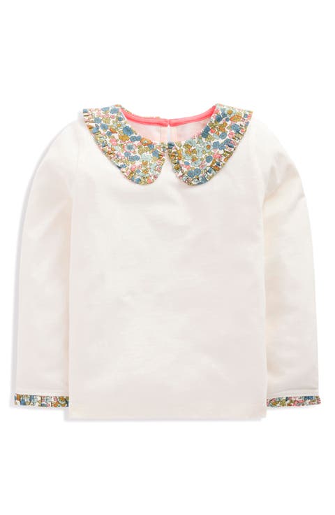 Kids' Collared Breton Jersey Top