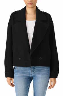 Steve Madden Double Breasted Crop Jacket
