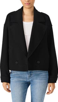 Steve Madden Double Breasted Crop Jacket