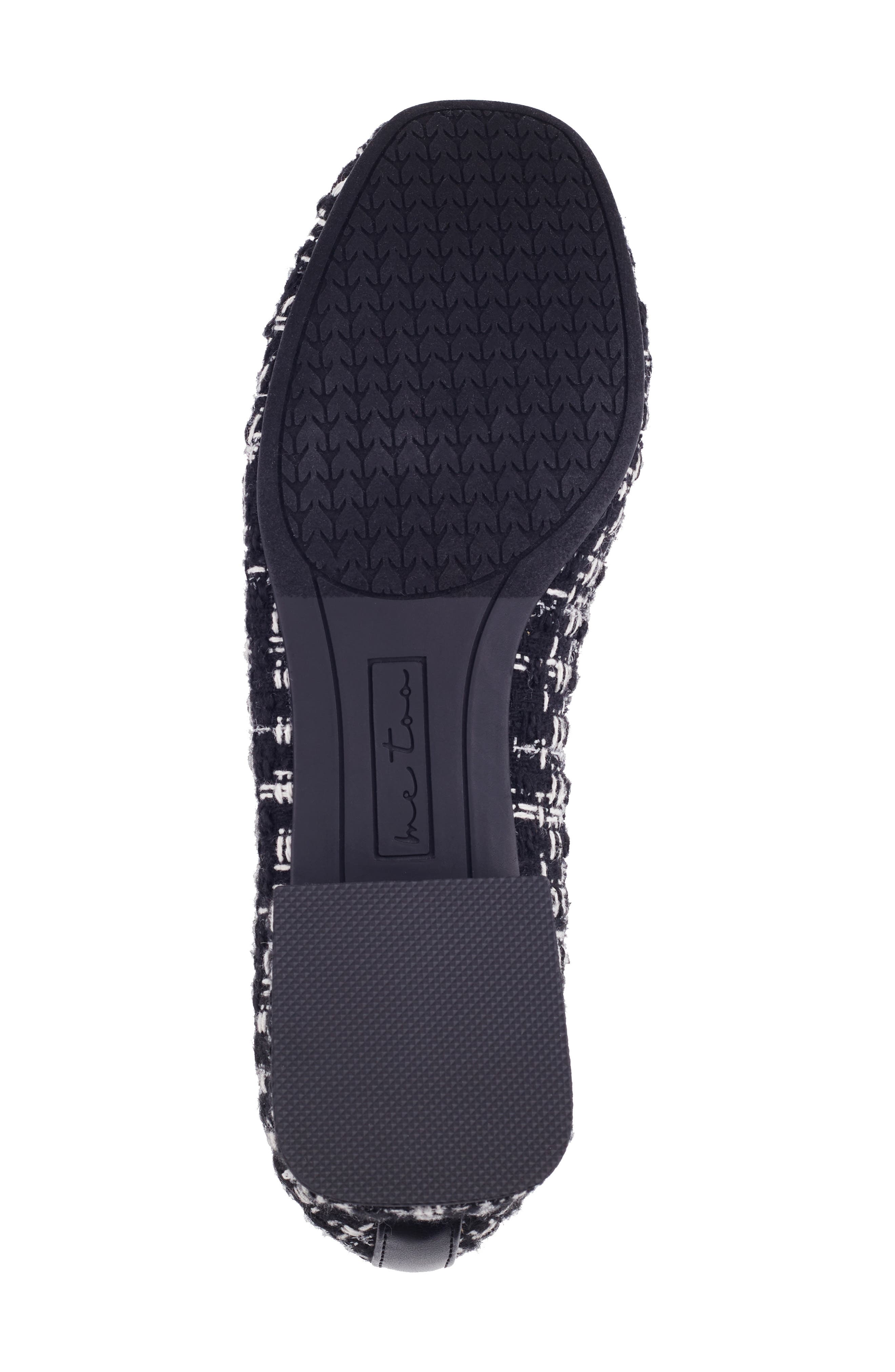 Me Too Juna Ballet Pump, Alternate, color, Black Grey Silver Textile