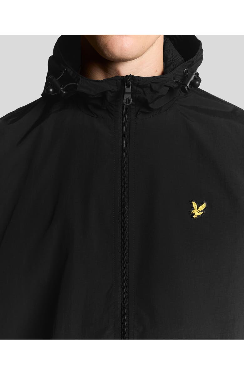 Lyle & Scott Zip Through Hooded Jacket, Alternate, color, Jet Black