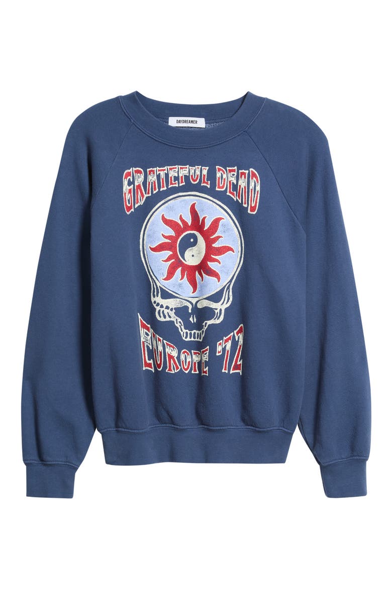 Grateful Dead Europe 72 Graphic Sweatshirt, Alternate, color, WASHED INDIGO