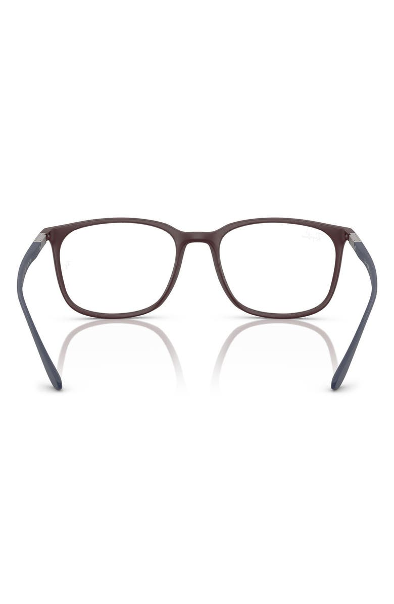 Ray-Ban 52mm Square Optical Glasses, Alternate, color, Sand