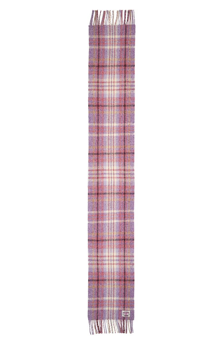 Acne Studios Volano Plaid Wool Blend Scarf, Main, color,