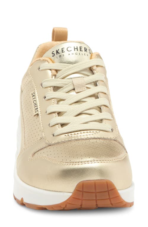 SKECHERS SKECHERS UNO METALLIXS WEDGE SNEAKER