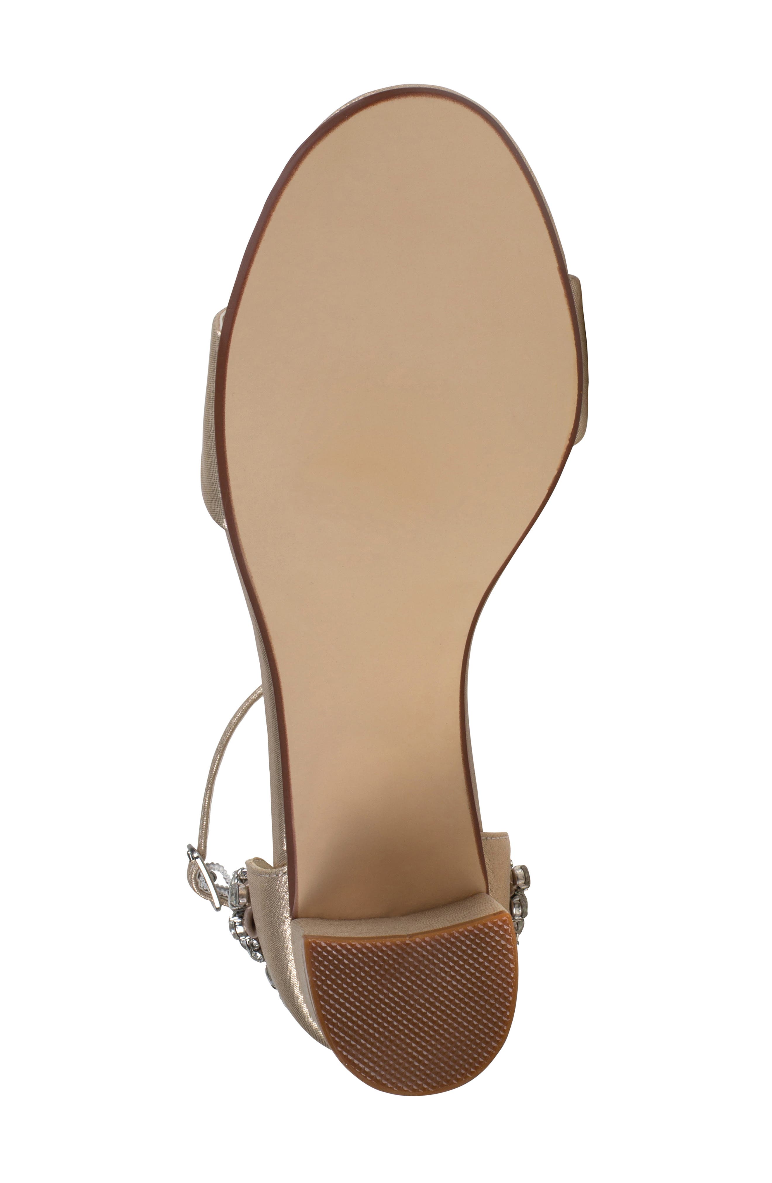Touch Ups Olivia Ankle Strap Sandal, Alternate, color, Champagne