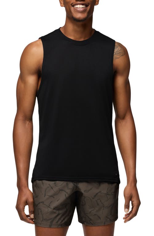 Prana Natural Flow Performance Tank In Black