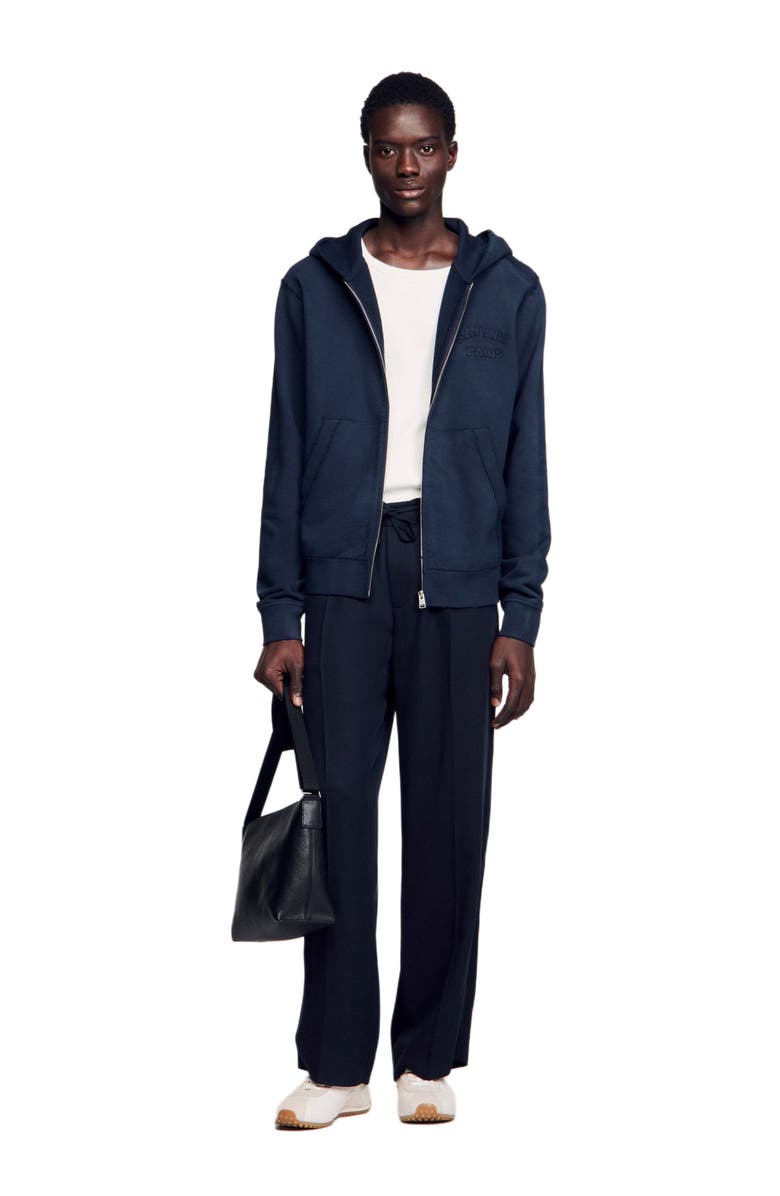 SANDRO Patch sweatshirt, Alternate, color, 