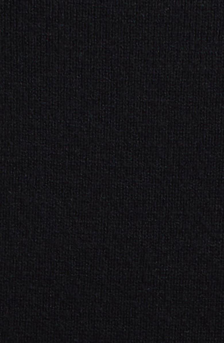 Cinq à Sept Brisa Long Sleeve Minidress, Alternate, color, Black