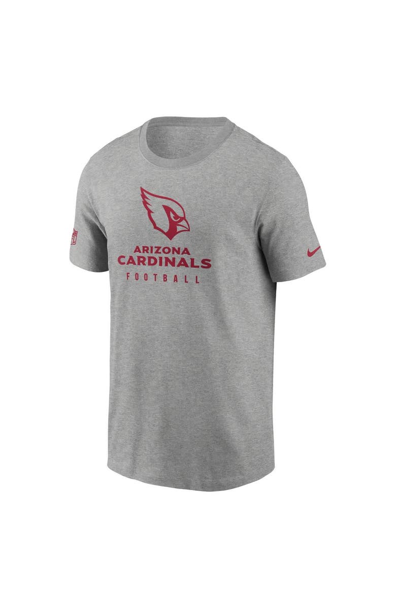 Nike Men's Nike Heather Gray Arizona Cardinals Sideline Performance T-Shirt, Alternate, color, Heather Gray