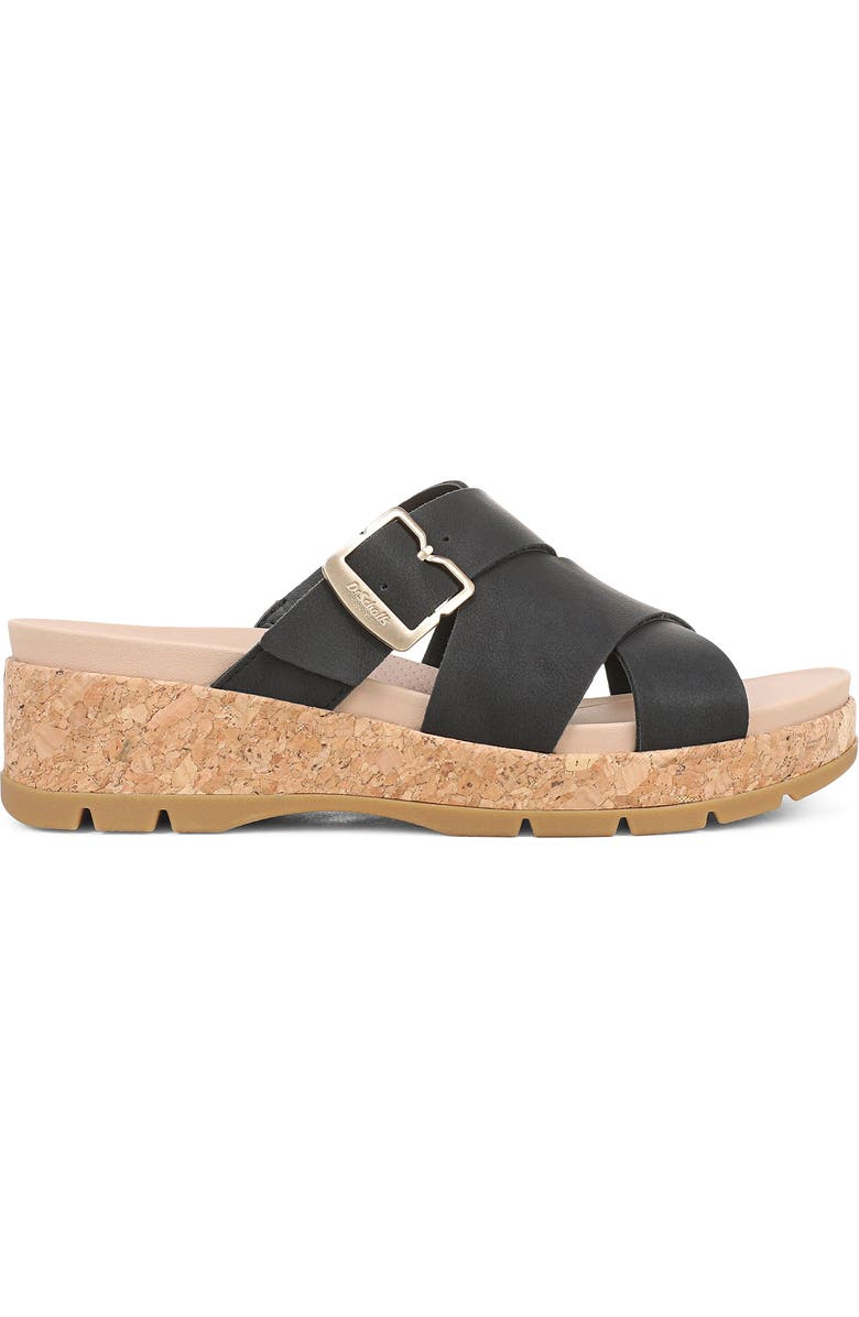Dr. Scholl's Free Day Platform Sandal, Alternate, color, Black