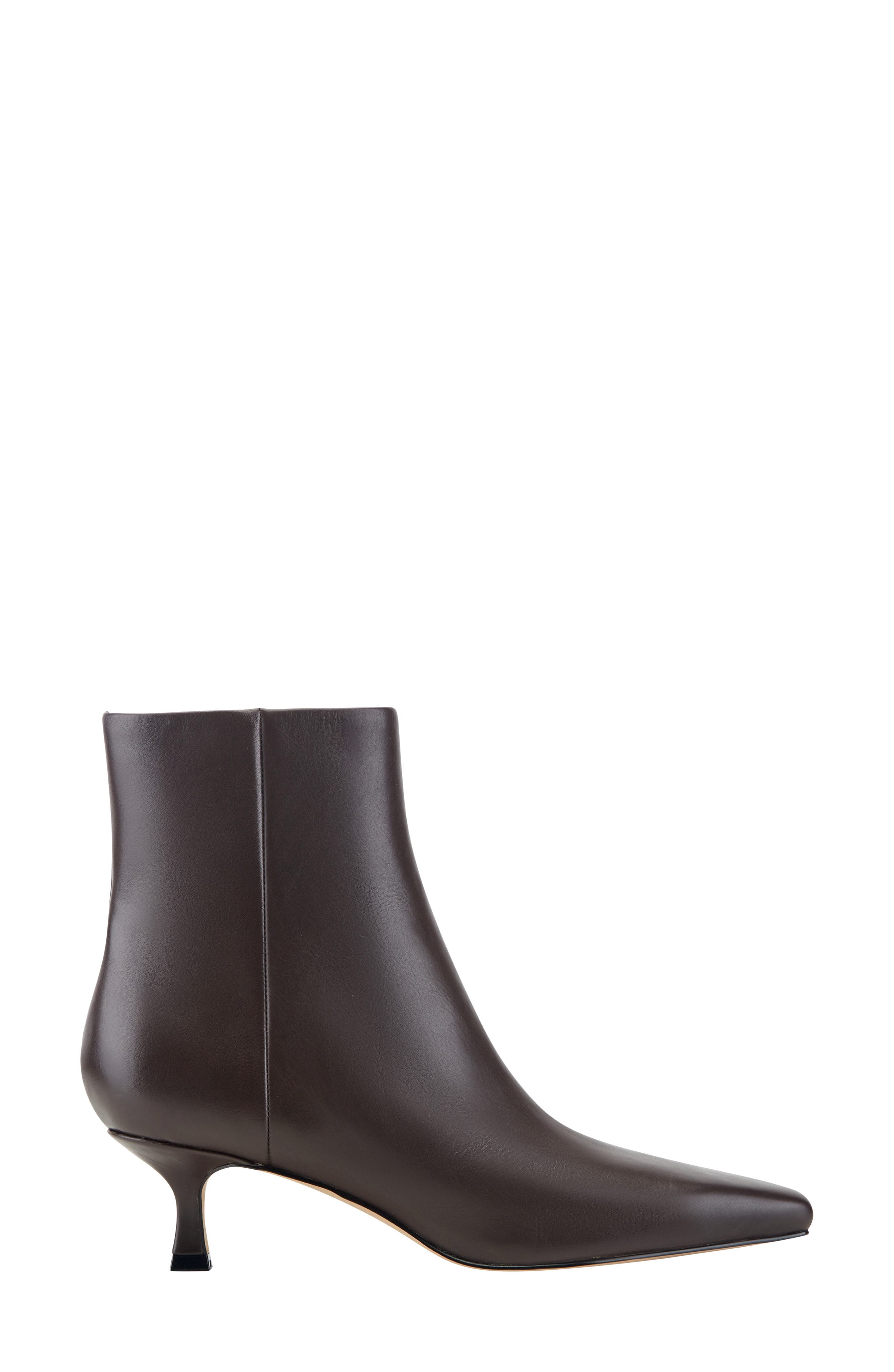 Kole Leather Bootie, Alternate, color, DARK BROWN