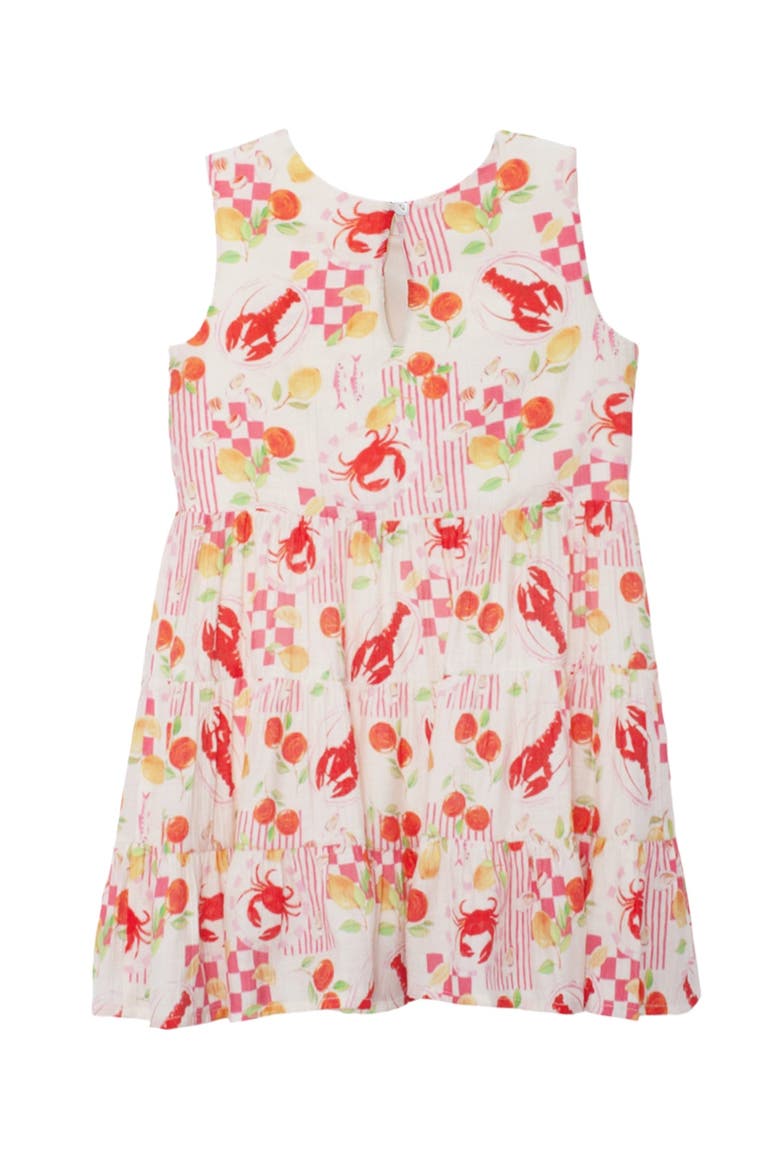Coastal Catch Sleeveless Dress, Alternate, color, Pink