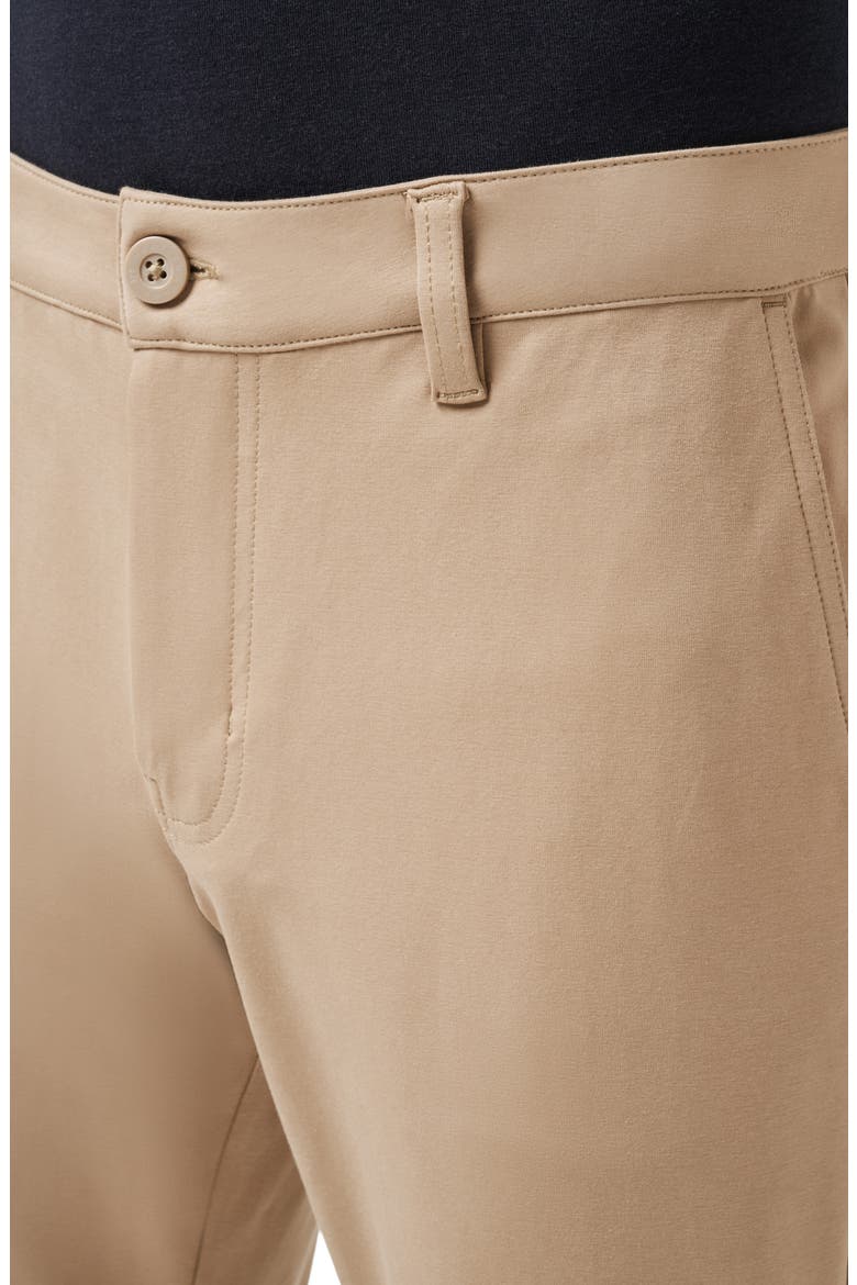 Legacy Stretchknit Flat Front Chinos, Alternate, color, KHAKI