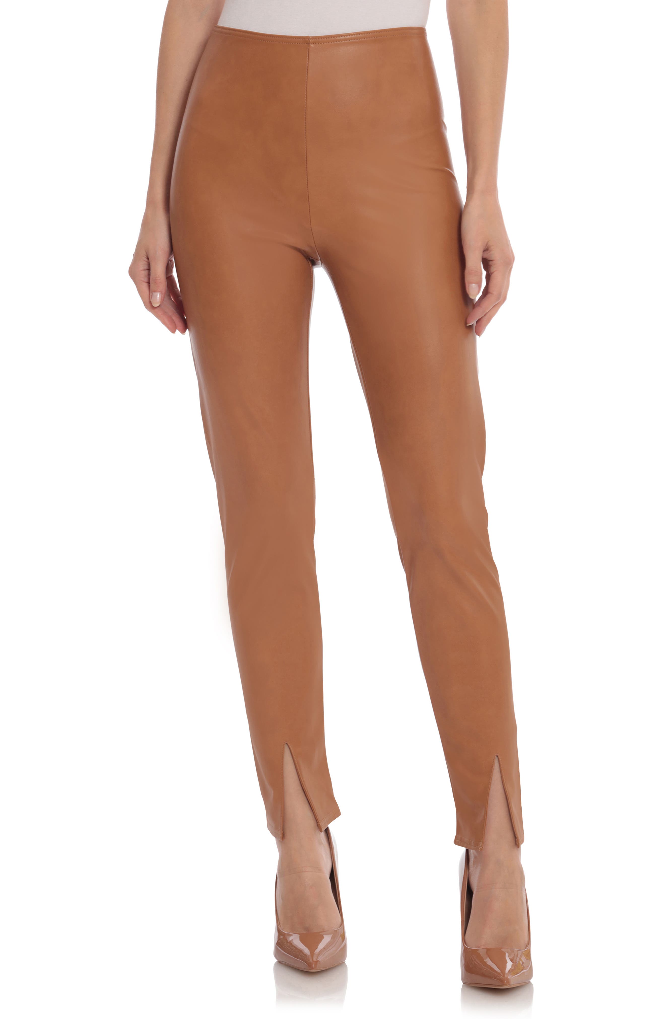 Bagatelle High Waist Faux Leather Leggings (Women) | Nordstromrack