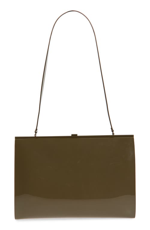 Saint Laurent Large Gaia Patent Leather Shoulder Bag