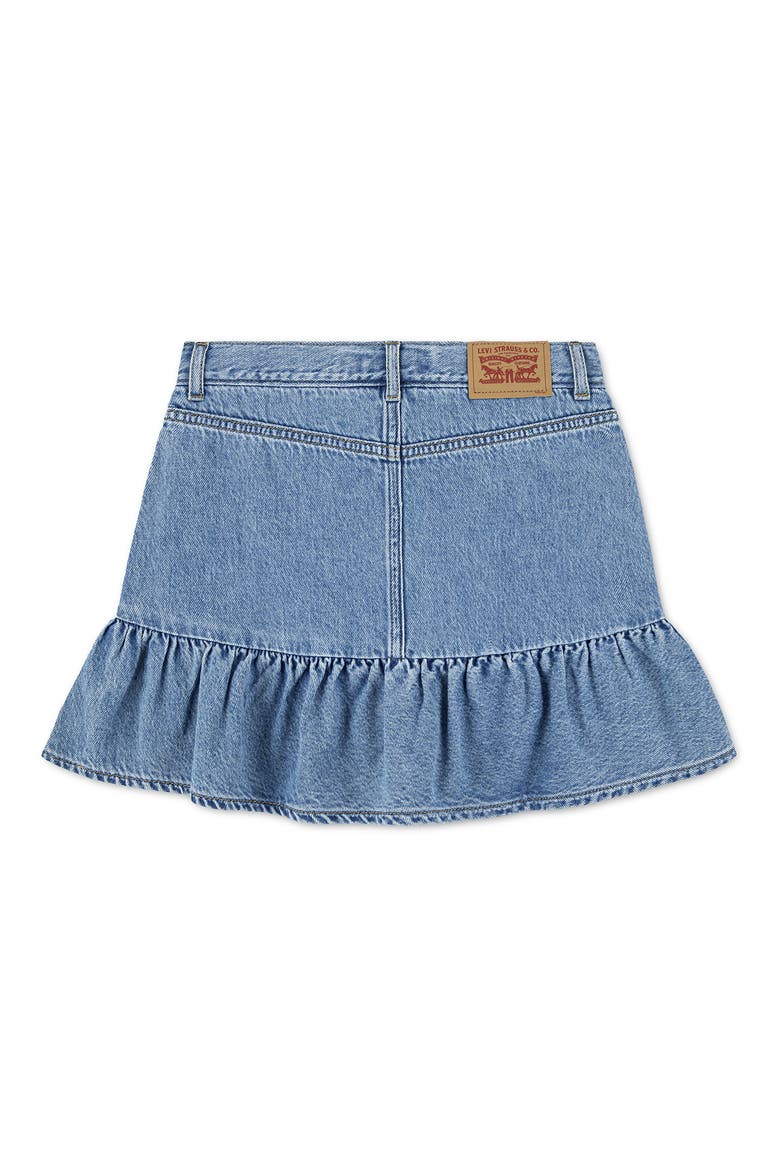 Kids' Flounce Denim Skirt, Alternate, color, REACH FOR THE STARS