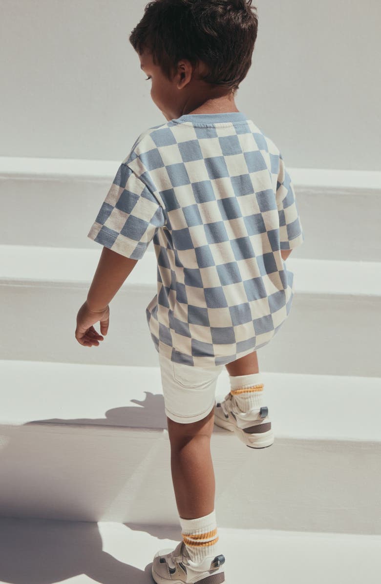 NEXT Kids' Checkerboard Cotton Graphic T-Shier, Alternate, color, Multi