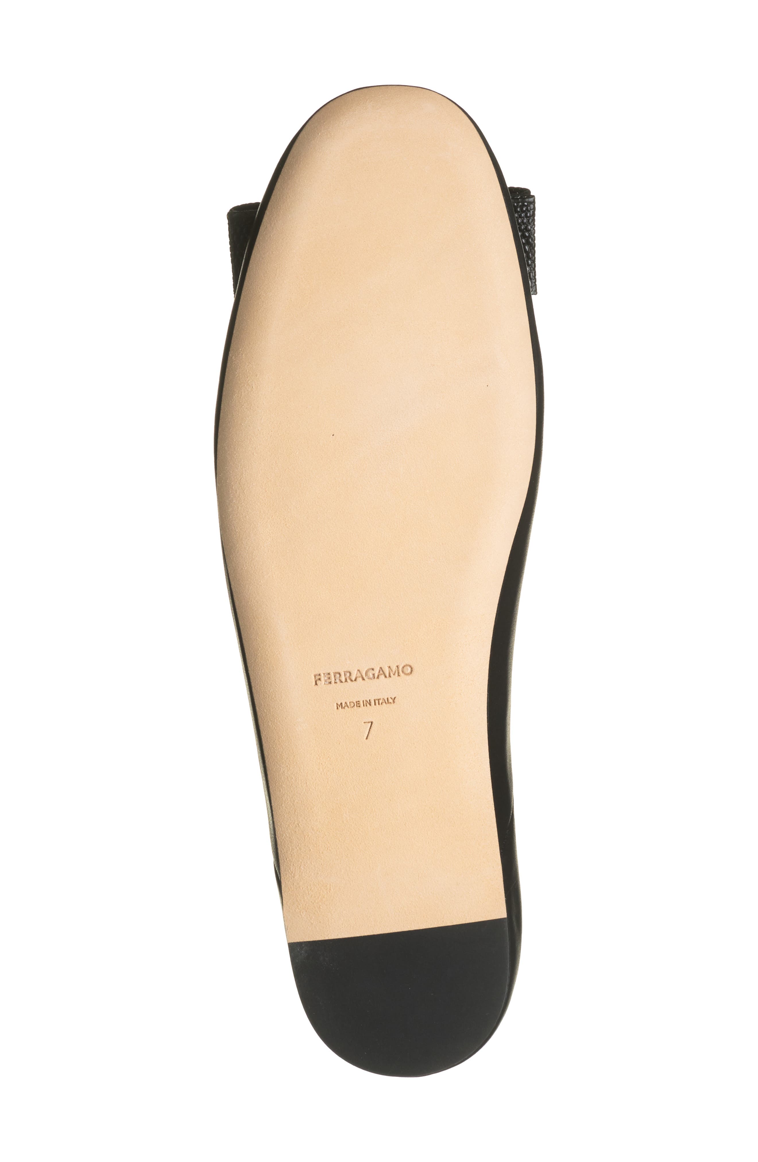 FERRAGAMO Vanna Bow Ballet Flat, Alternate, color, Black