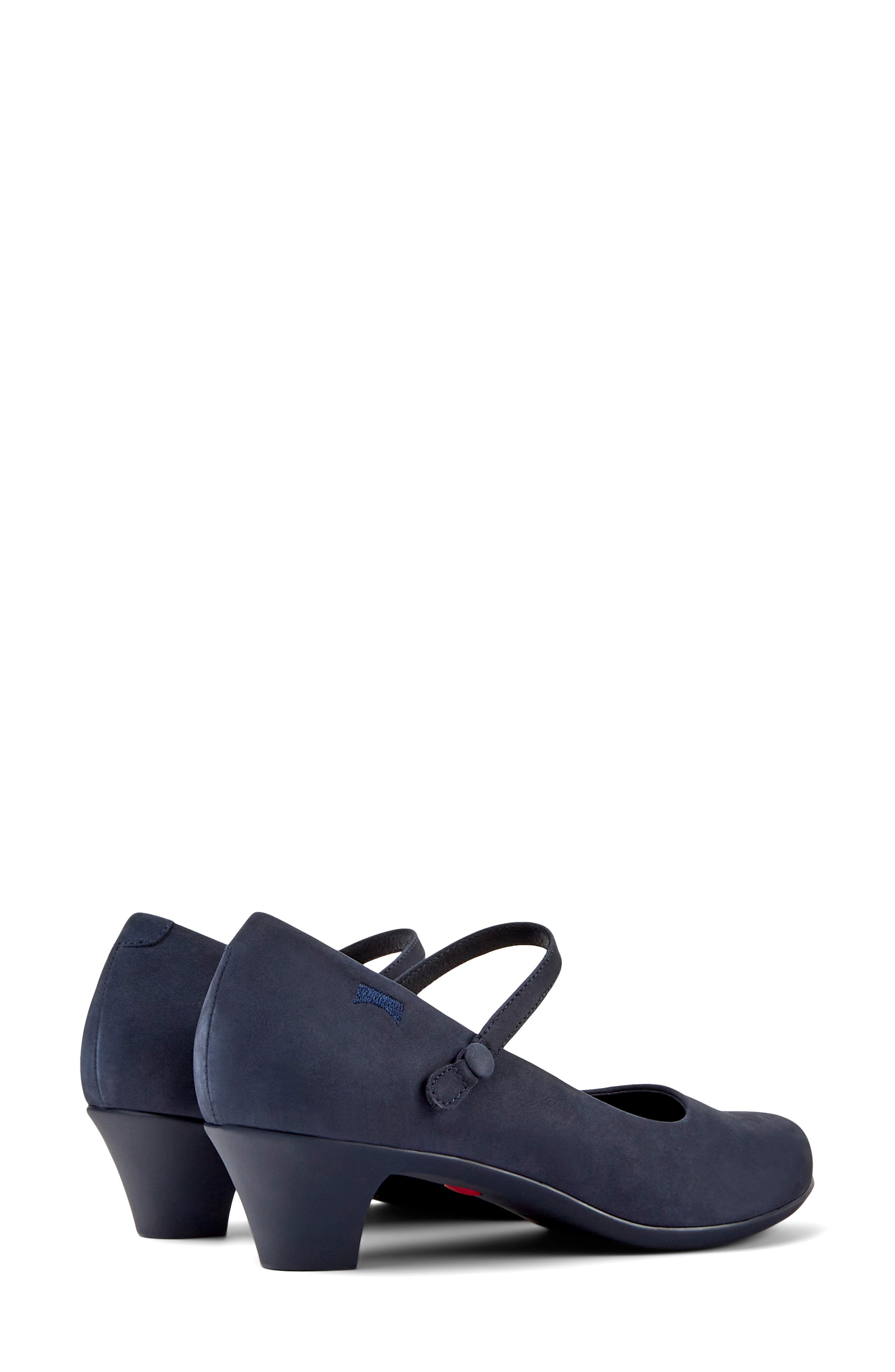 Camper Helena Bajo Mary Jane Pump, Alternate, color, Navy
