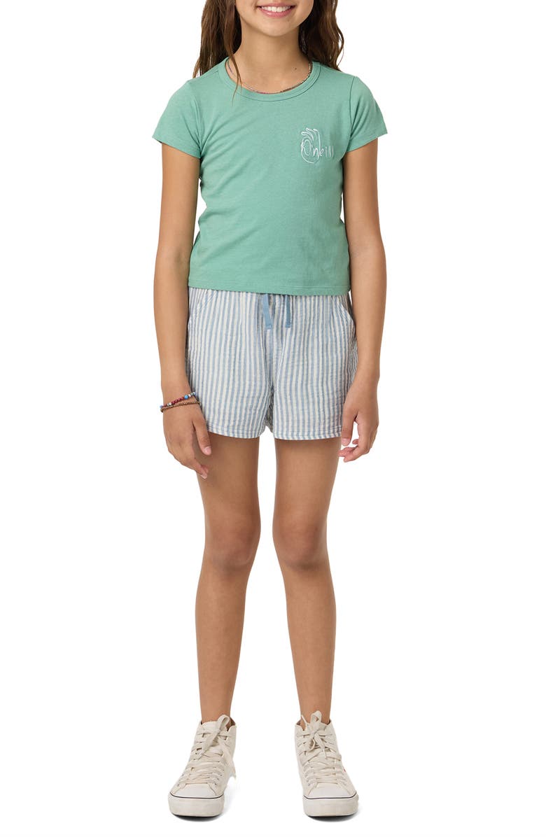 O'Neill Kids' Okeedoke Willa Skimmer Cotton Graphic T-Shirt, Alternate, color, Green