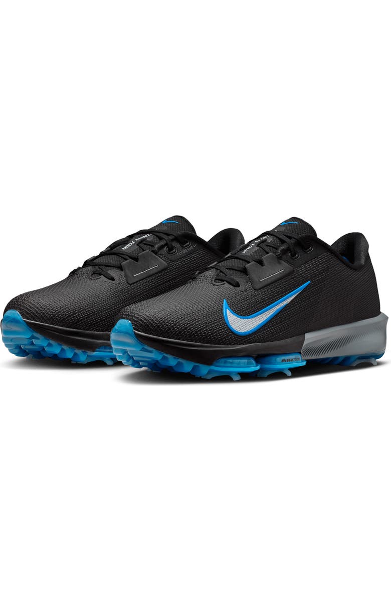 Nike Air Zoom Waterproof Infinity Tour Golf Shoe, Main, color, Black/ Blue Hero/ Cool Grey