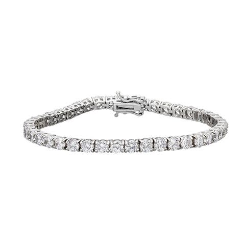 Sterling Silver Tennis Bracelet - 4mm