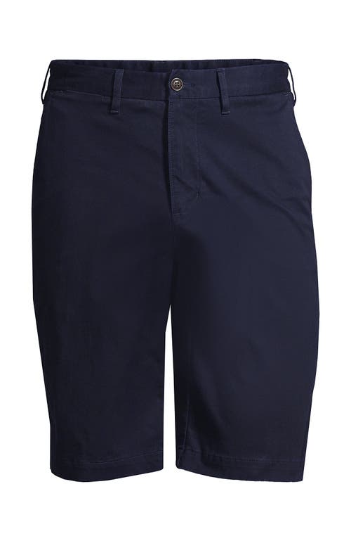 Lands' End 11" Traditional Fit Comfort First Knockabout Chino Shorts In Radiant Navy