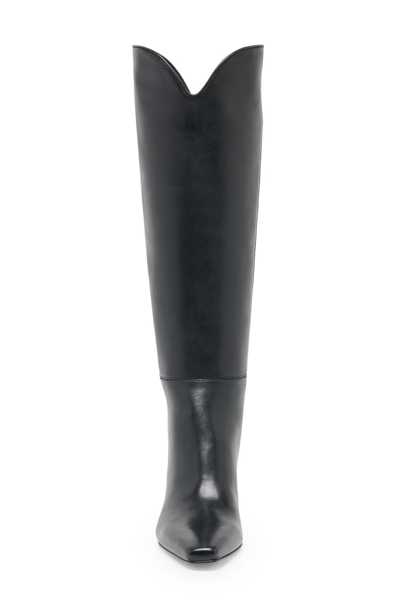 Brion Knee High Boot, Alternate, color, BLACK LEATHER