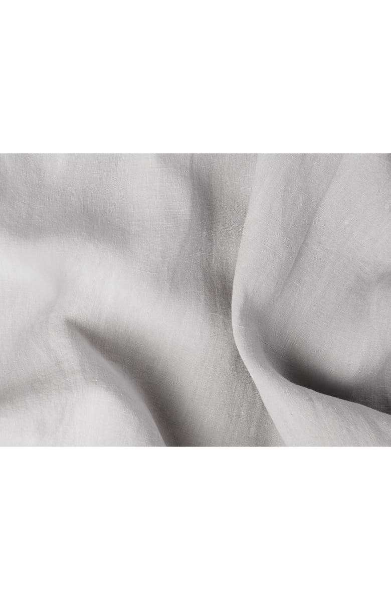 Parachute Linen Flat Sheet, Alternate, color, Fog