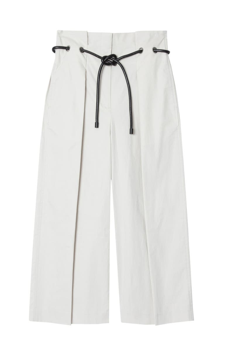 Crop Wide Leg Pants, Alternate, color, CEMENT