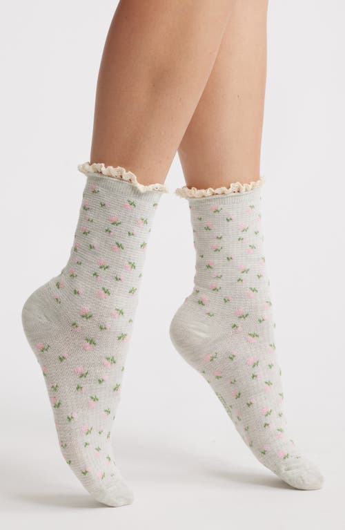 Stems Mini Flora Crew Socks
