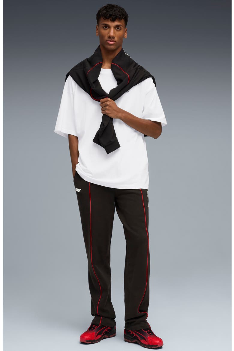 Relaxed Fit Formula 1® Logo Sweatpants, Alternate, color, PUMA BLACK