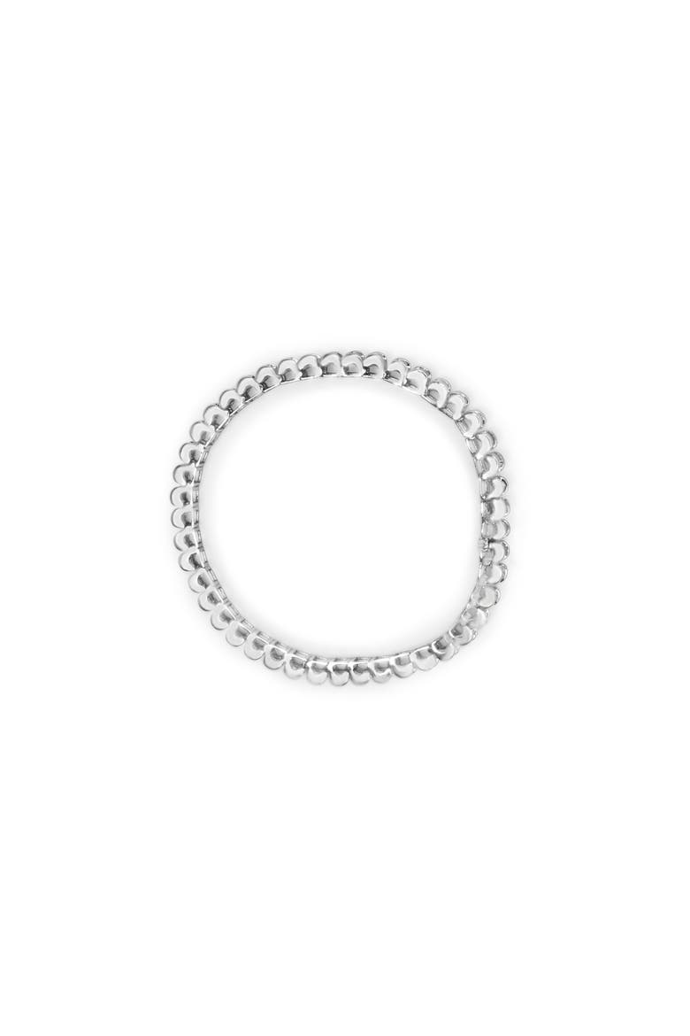 14K White Gold 5.00 Cttw Diamond Belt and Buckle Tennis Bracelet, Alternate, color, White Gold